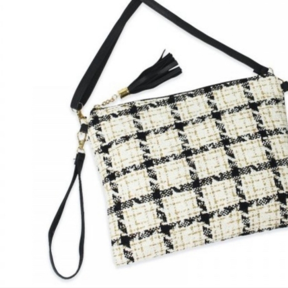 🌼Plaid Tweed Crossbody Purse🌼 - Picture 2 of 4